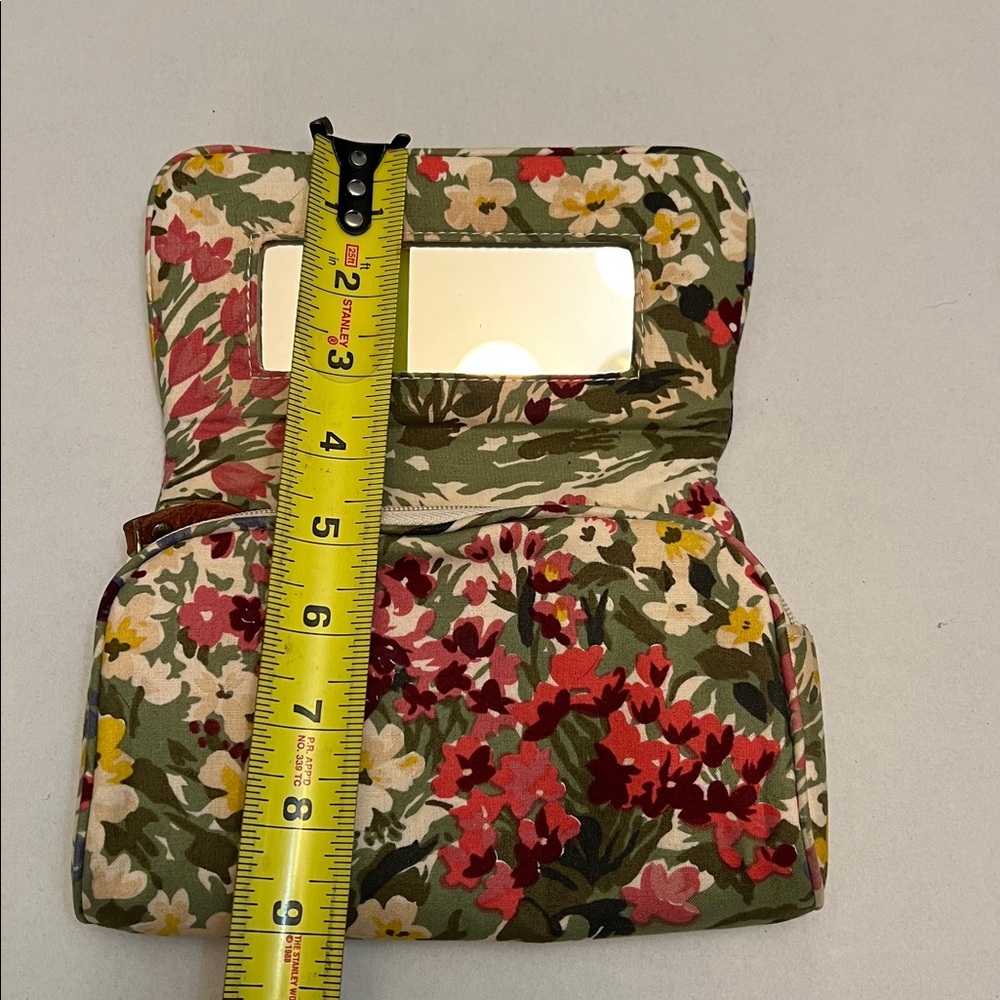 RALPH LAUREN VINTAGE FLORAL PATTERN COSMETIC TRAVEL MULTICOLORED BAG - Picture 11 of 13